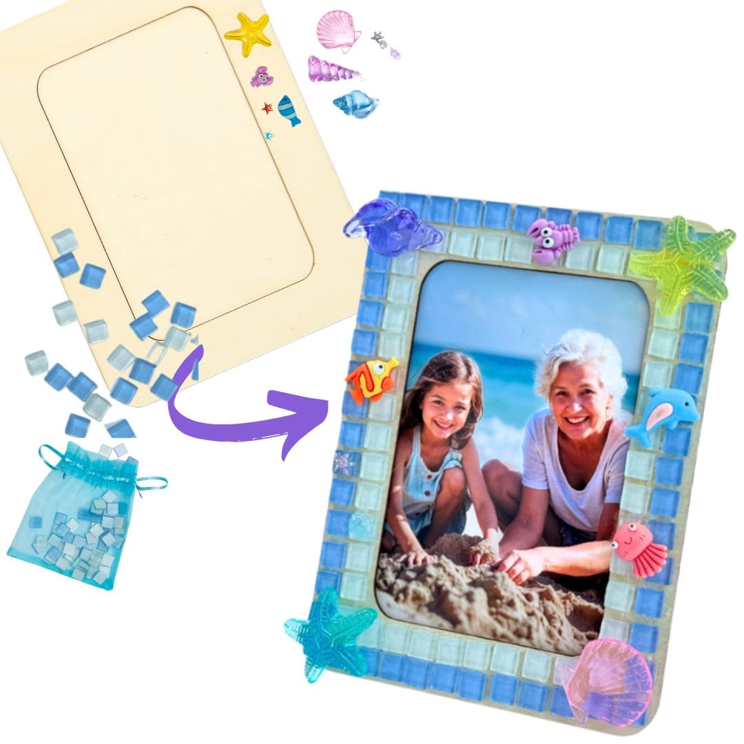 Seaside-View-Mosaic-photo-frame-set