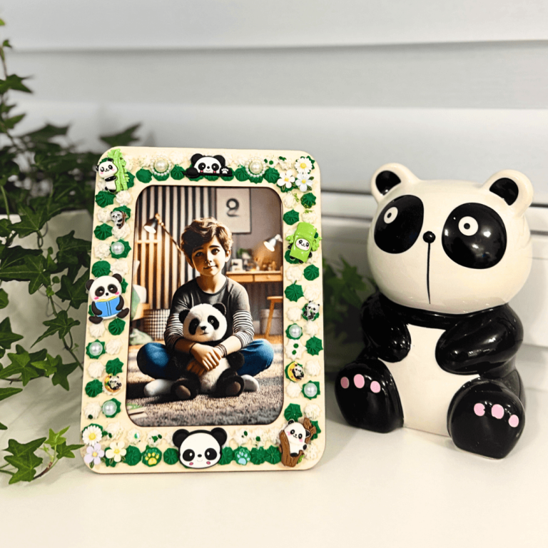 Fun Panda - Cream Glue Photo Frame Set - Artsets